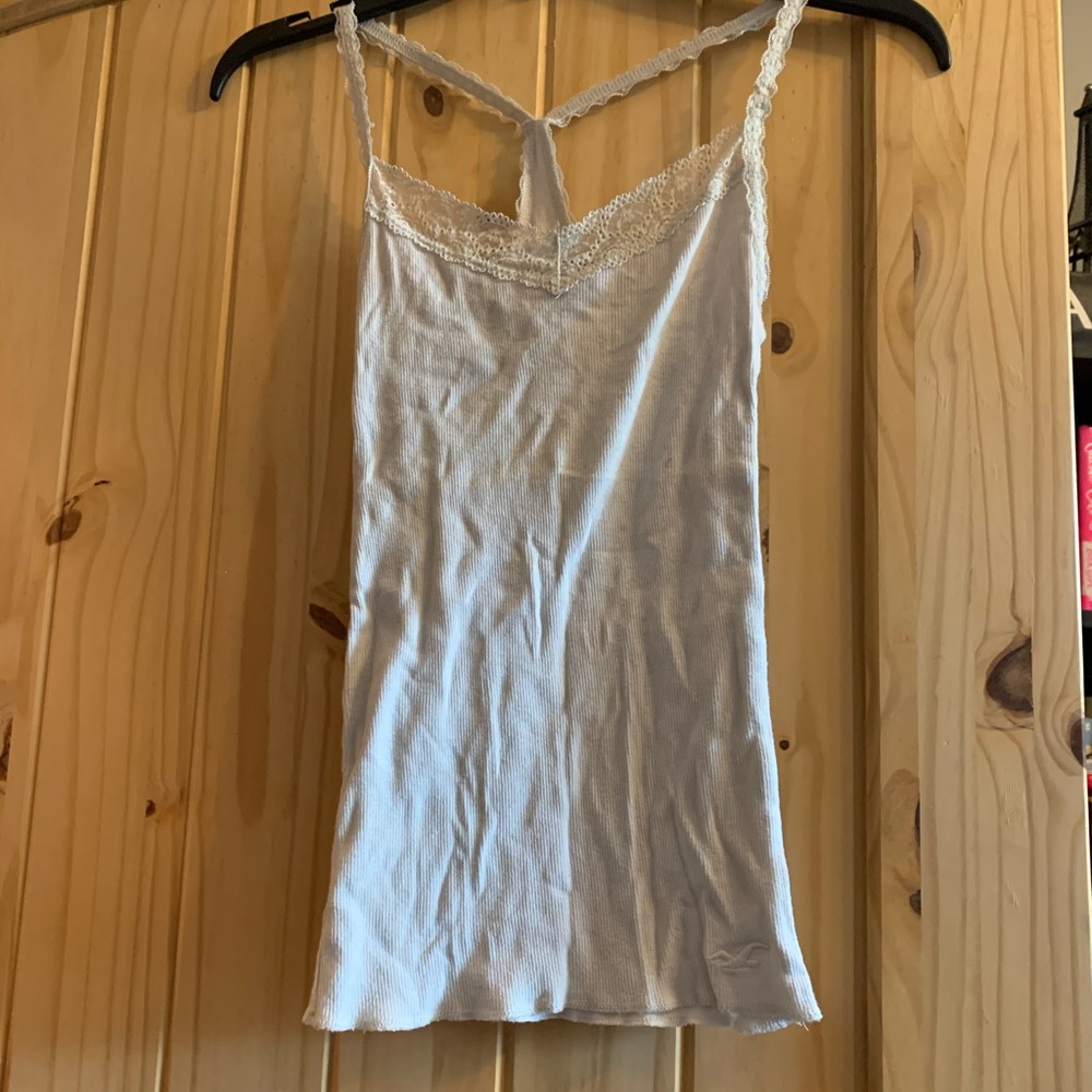 Hollister Tank Top with Lace Trim